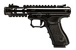 點一下即可放大預覽 -- [黑色]-WE GALAXY G系列 全金屬瓦斯槍 魯格.22LR AAP01 GBB手槍
