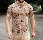 [沙漠迷彩XL號]-台灣總代理 酋長 戰術短袖排汗衫，戰鬥服，涼爽，速乾T恤