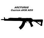 點一下即可放大預覽 -- ARCTURUS Custom AKM AEG電動槍 微動開關+鋼製精密管+雙彈匣 ATAK02 M-LOK
