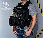 點一下即可放大預覽 -- POSEIDON 海神 多功能攻擊戰術背包 背心 小型槍袋 PP-009