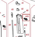 點一下即可放大預覽 -- SRC HI-CAPA 5.1 4.3 彈匣出氣閥 (零件編號#A10)