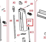 點一下即可放大預覽 -- SRC HI-CAPA 5.1 4.3 彈匣O環 (零件編號#A12)