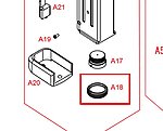 點一下即可放大預覽 -- SRC HI-CAPA 5.1 4.3 CO2彈匣鋼瓶底蓋 (零件編號#A18)