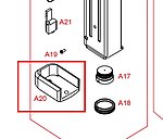 點一下即可放大預覽 -- SRC HI-CAPA 5.1 4.3 CO2彈匣底蓋 (零件編號#A20)