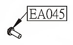 點一下即可放大預覽 -- KWC PT92 PT99 Co2手槍 螺絲 M3*8*0.5 (零件編號#EA045)