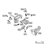 點一下即可放大預覽 -- WE M&P9 大小嘴鳥系列 單發版 擊錘總成 火控組（零件編號#1~15、38）