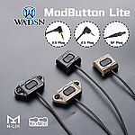 點一下即可放大預覽 -- [2.5mm-沙色]-Wadsn沃德森 ModButton 手電筒老鼠尾線控開關 KeyMod／M-Lok／寬軌魚骨 DBAL-A2、鐳射、M600、M300
