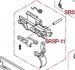 點一下即可放大預覽 -- SRC SRSP USP 板機組 (零件編號#SRSP-11)