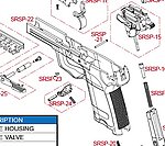 點一下即可放大預覽 -- SRC SRSP USP 下槍身 (零件編號#SRSP-22)