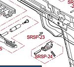 點一下即可放大預覽 -- SRC SRSP USP 彈簧 (零件編號#SRSP-23)