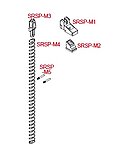 點一下即可放大預覽 -- SRC SRSP USP 彈簧 (零件編號#SRSP-M4)