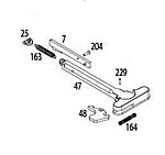 點一下即可放大預覽 -- KWA／KSC M4 SR10 電動槍 拉柄總成 (零件編號#7、25、47、48、163、164、204、229)