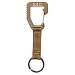 點一下即可放大預覽 -- [沙色]-美國真品 5.11 Hardpoint M1 不銹鋼鉤環 扣環 小型 鑰匙圈扣環~56597