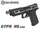 點一下即可放大預覽 -- [Silver 銀色]-G&G 怪怪 GTP9 MS 瓦斯手槍 GBB 短槍