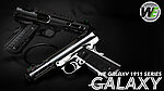 點一下即可放大預覽 -- [A款銀筒銀槍身]-WE Galaxy 1911系列瓦斯槍 GBB全金屬手槍 單發（含魚骨配件）WE-GX02A