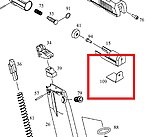點一下即可放大預覽 -- KJ CZ Shadow 2 活塞座 Piston護片（零件編號#109）GBB瓦斯槍零件