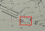 點一下即可放大預覽 -- HFC M11 GBB 瓦斯槍 瓦斯彈匣 螺絲 (零件編號#62)
