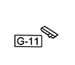 點一下即可放大預覽 -- WE G17 GBB 瓦斯槍 保險彈簧片（零件編號#G-11）