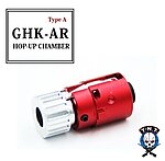 點一下即可放大預覽 -- TNT GHK-AR M4 GBB用 CNC鋁合金Hop-UP座 套組（含T-Hop膠皮）
