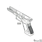 點一下即可放大預覽 -- WE G19 GEN5 下槍身（零件編號#G-01）