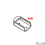 點一下即可放大預覽 -- SRC M9／M92 Co2彈匣底蓋（零件編號#SR92-A19）