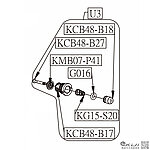 點一下即可放大預覽 -- KWC PT24／7 Co2槍 出氣閥 氣閥組件（零件編號 #U3）