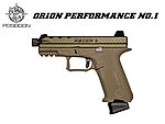點一下即可放大預覽 -- [沙色]-POSEIDON 海神 Orion 1號 PERFORMANCE NO.1 性能版瓦斯手槍 GBB瓦斯手槍 單連發 RMR孔 