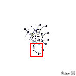 點一下即可放大預覽 -- HFC 高比重 4吋 M10 左輪瓦斯槍 氣閥擊桿（零件編號#50）