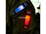 點一下即可放大預覽 -- [黑色]-FMA FXUKV 紅藍綠 多色安全定位燈 求生燈 信號燈 夜間作戰、夜間釣魚、露營信號~TB1396