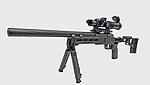 點一下即可放大預覽 -- [黑色]-楓葉精密 2022 MLC-LTR 輕量化戰術狙擊槍 折疊槍托 快拆汽缸設計