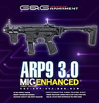 點一下即可放大預覽 -- G&G 怪怪 ARP9 3.0 緊緻型電動槍，AEG電槍（三發點放、電子板機、M-lok金屬魚骨護木、強化尼龍槍身）PDW，CQB室內近戰利器