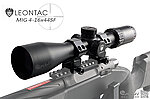 [黑色]-現貨！LEONTAC MIG 4-16x44SF 狙擊鏡，紅綠光瞄具，瞄準鏡 抗震 IPX6 防水
