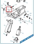 點一下即可放大預覽 -- G&G 怪怪 CMF-16 AEG 電動槍 槍身插銷 (零件編號#GOF-A03-6)