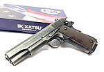點一下即可放大預覽 -- 井勝 INOKATSU Colt M1911 Co2手槍，軍版刻字，全鋼製，柯特.45ACP 經典美軍小槍、非S70~Incm1