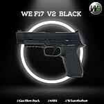 點一下即可放大預覽 -- [黑色]-WE P320 M17 F17 V2 全金屬瓦斯槍 Wilson戰鬥版GBB手槍 BB槍 美軍（無彈後定、後座力）