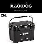 點一下即可放大預覽 -- [26公升]-BLACKDOG 黑狗 黑色保冰桶、戶外保冰桶，攜帶式冰桶、冰箱、露營、黑化