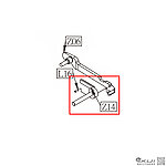 點一下即可放大預覽 -- KWC PT92、PT99 Co2手槍 右保險（零件編號#Z14）