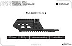 點一下即可放大預覽 -- [短版]-Ultima VFC G36 Hkey Mod 鋁合金戰術魚骨護木~UI-G36-THG