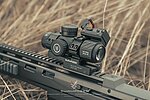 點一下即可放大預覽 -- 沼澤鹿 Swamp Deer HD PRO 3X30IR 3倍短瞄 瞄準器 狙擊鏡 附一體式鏡座 抗震 IP67防水
