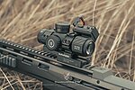 點一下即可放大預覽 -- 沼澤鹿 Swamp Deer HD PRO 3X30IR 3倍 短瞄具 瞄準器 狙擊鏡 附一體式鏡座 抗震 IP67防水