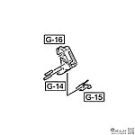 點一下即可放大預覽 -- WE G17 板機總成（零件編號#G-14、G-15、G-16）通用全Glock系列