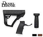 點一下即可放大預覽 -- [黑色]-真品 Daniel Defense 握把+1913戰術握把+槍托組~P000013