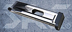 點一下即可放大預覽 -- [銀色Co2彈匣+黑方底蓋]-SRC TTI 2011 Hi-Cpap Co2彈匣，加長型，30發金屬彈夾~EXS1