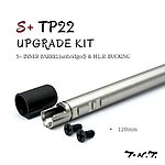 點一下即可放大預覽 -- TNT TTI TP22專用 120mm S+日蝕管 精密內管套組 切橋管 含HLR 60度hop皮