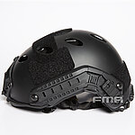 點一下即可放大預覽 -- [黑色~M/L]-FMA FAST 碳纖維頭盔 PJ系列 帶孔透氣 輕量騎行盔 安全帽~TB1453