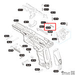 點一下即可放大預覽 -- VFC PPQ M2 NPA 瓦斯槍 板機彈簧（零件編號#03-24）