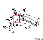 點一下即可放大預覽 -- WE MP5 瓦斯槍 彈匣後撥桿（零件編號#147）