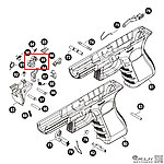 點一下即可放大預覽 -- VFC Glock G17、PPQ M2 半自動擊錘（零件編號#89）GBB瓦斯槍零件