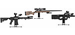 點一下即可放大預覽 -- Novritsch 新版萬用型槍架 站立展示架 步槍、長槍、狙擊槍、刀具