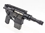 點一下即可放大預覽 -- 楓葉精密 VFC AR15 M4 "爆能" 瓦斯槍 手槍『Solo Hand』GBB成槍~ML-44
